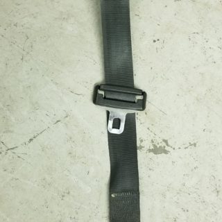 Gen 2 lh black seat belt with retractor